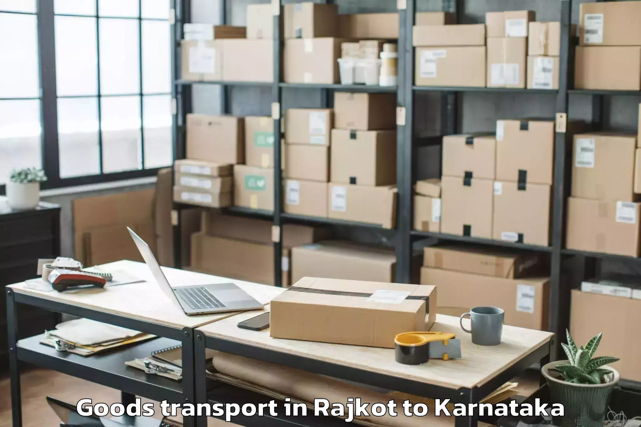 Book Rajkot to Shimoga Goods Transport